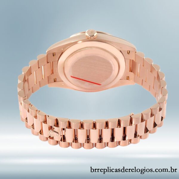 Rolex Day-Date 40mm m228345rbr-0006 masculino Rosa Dourado - Image 4