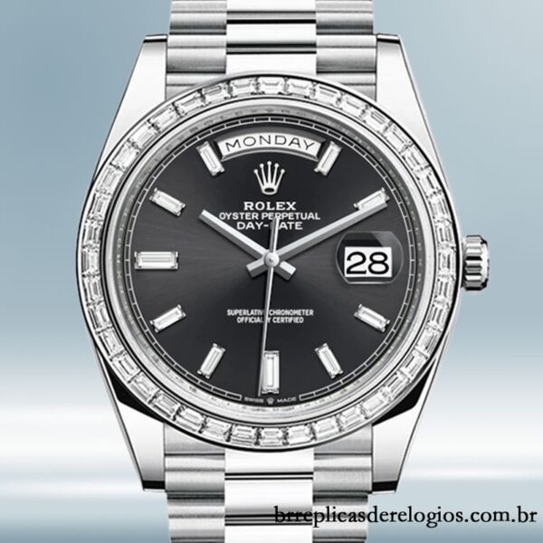 Rolex Day-Date 40mm 228396 masculino pulseira do presidente Automático