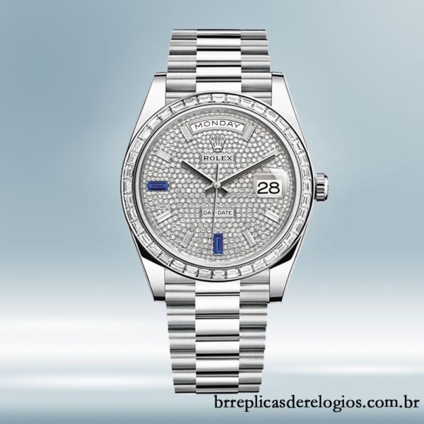 Rolex Day-Date 40mm masculino m228396tbr-0021 pulseira do presidente - Image 2