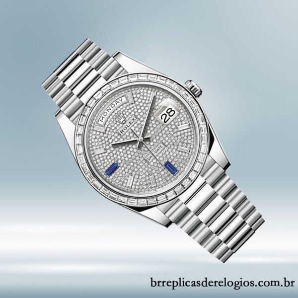 Rolex Day-Date 40mm masculino m228396tbr-0021 pulseira do presidente - Image 3