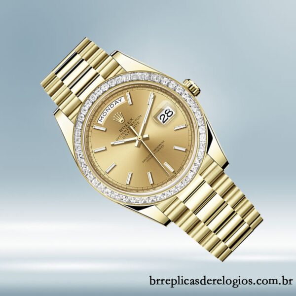 Rolex Day-Date 40mm masculino m228398tbr-0007 mostrador champanhe Automático - Image 3