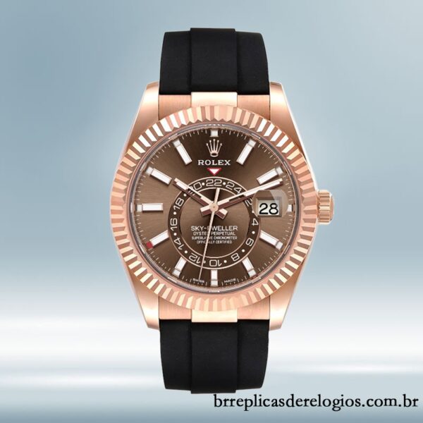 Rolex Sky-Dweller 42mm masculino m326235-0005 Rosa Dourado Automático - Image 2