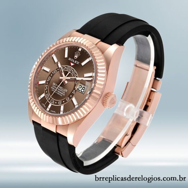 Rolex Sky-Dweller 42mm masculino m326235-0005 Rosa Dourado Automático - Image 3