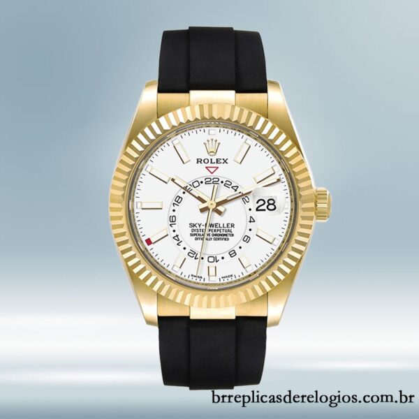 Rolex Sky-Dweller 42mm m326238-0006 masculino Tom de ouro - Image 2