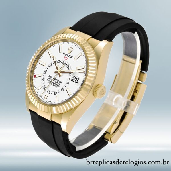 Rolex Sky-Dweller 42mm m326238-0006 masculino Tom de ouro - Image 3
