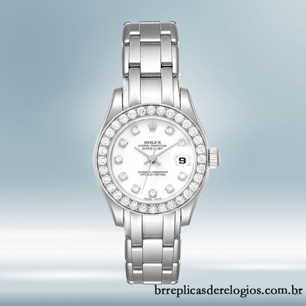 Rolex Pearlmaster 80299 Senhoras 29mm Tom prata - Image 2