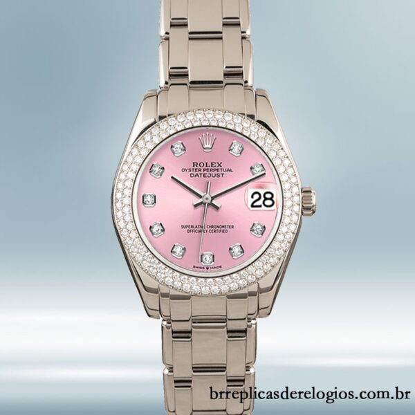 Rolex Pearlmaster 81339 31mm Unissex Tom prata - Image 2