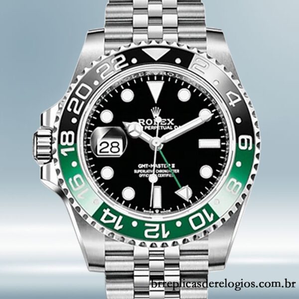 Rolex GMT-Master 40mm masculino M126720VTNR-0002 mostrador preto