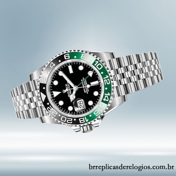 Rolex GMT-Master 40mm masculino M126720VTNR-0002 mostrador preto - Image 3
