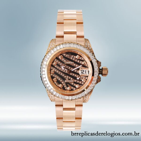 Rolex Datejust masculino 40mm 116285 Rosa Dourado - Image 2