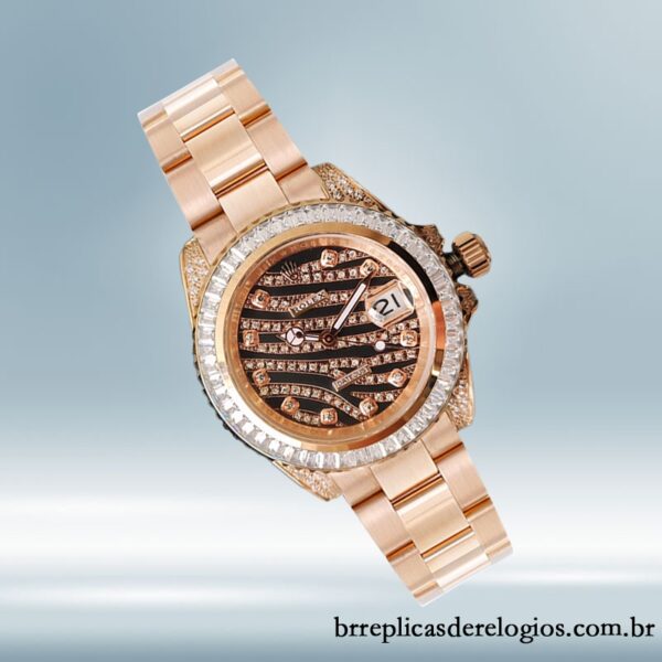 Rolex Datejust masculino 40mm 116285 Rosa Dourado - Image 3