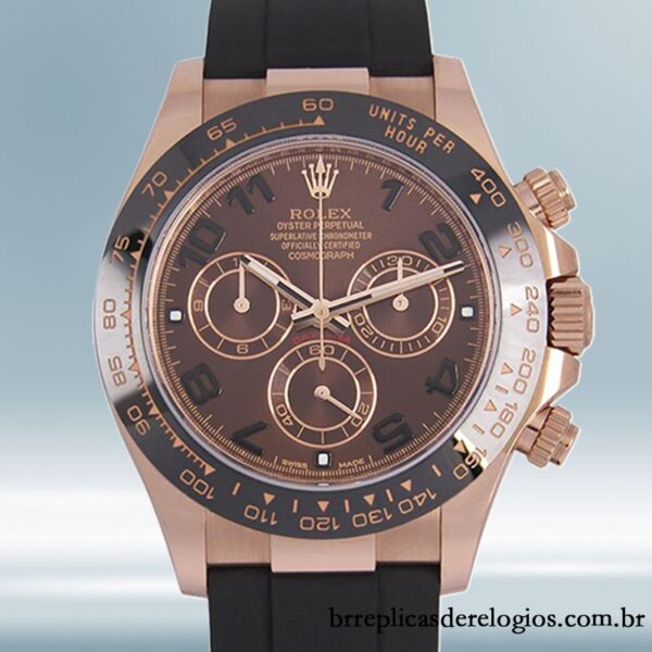 Rolex Daytona masculino 40mm 116515 Mostrador Marrom