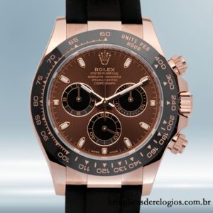 Rolex Daytona 40mm masculino m116515ln-0041 Mostrador Marrom Automático