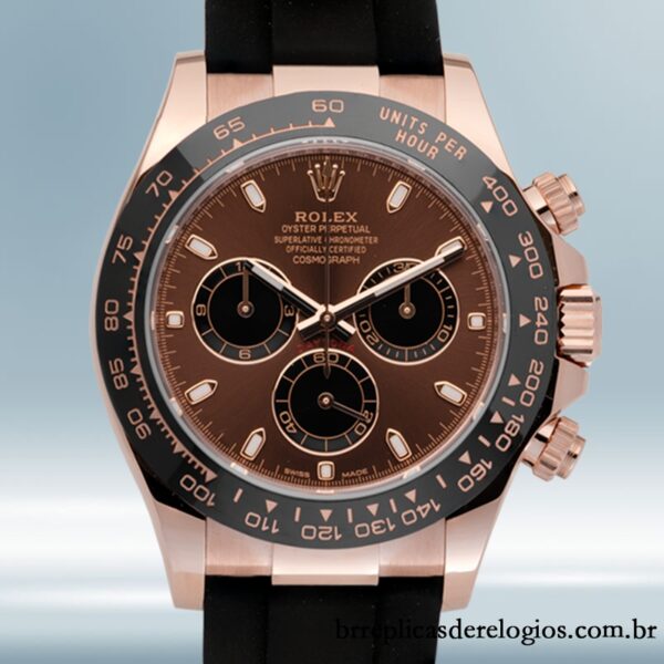 Rolex Daytona 40mm masculino m116515ln-0041 Mostrador Marrom Automático