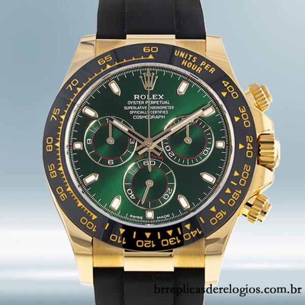 Rolex Daytona 40mm masculino 116518 Mostrador Verde