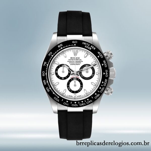 Rolex Daytona 40mm masculino 116519 Tom prata mostrador branco - Image 2