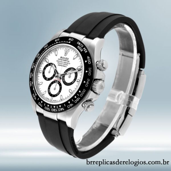 Rolex Daytona 40mm masculino 116519 Tom prata mostrador branco - Image 3