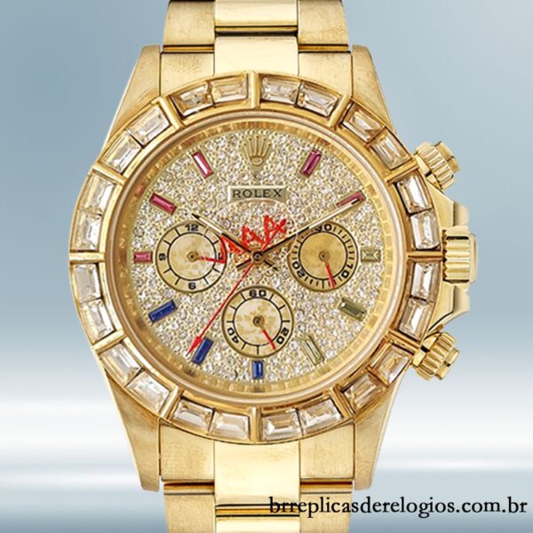 Rolex Daytona 40mm masculino 116568 Tom de ouro