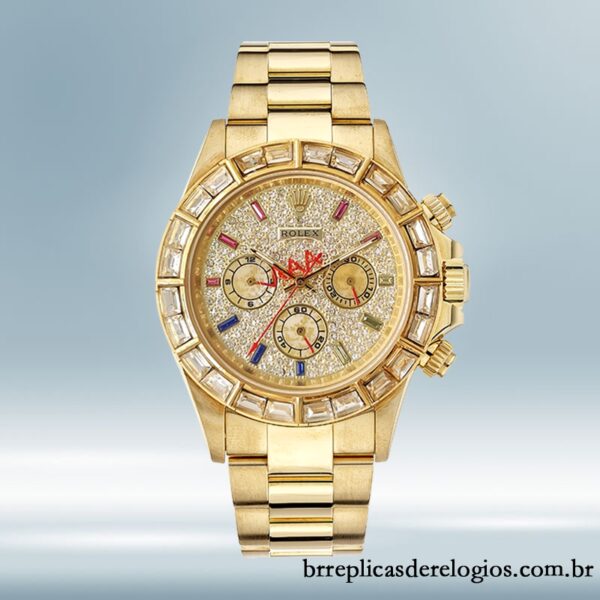 Rolex Daytona 40mm masculino 116568 Tom de ouro - Image 2