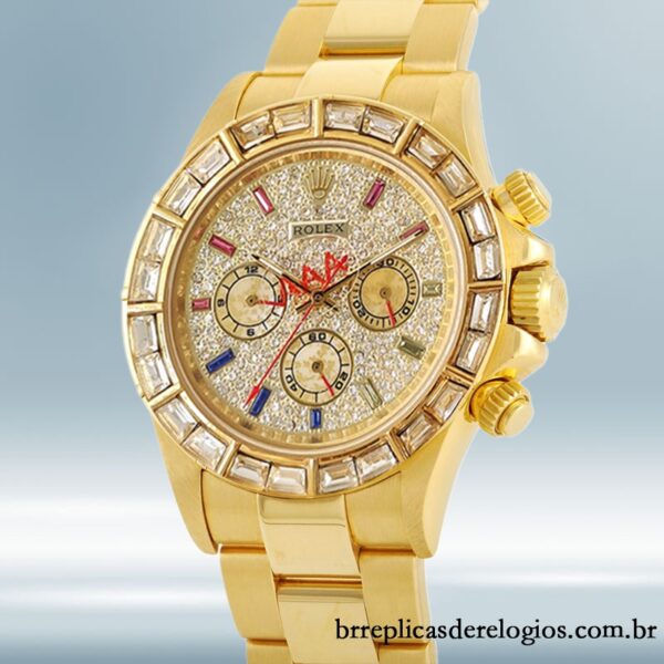 Rolex Daytona 40mm masculino 116568 Tom de ouro - Image 3