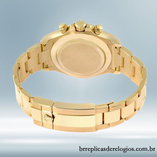 Rolex Daytona 40mm masculino 116568 Tom de ouro - Image 4