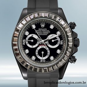 Rolex Daytona masculino 116589 40mm tom preto Automático