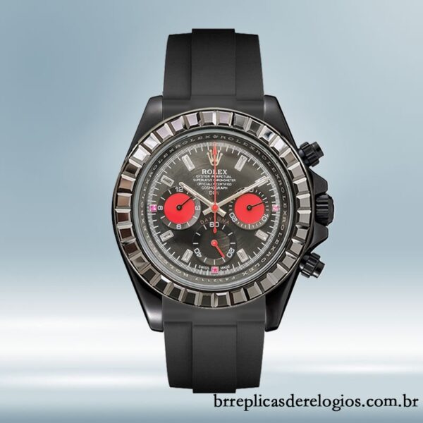 Rolex Daytona 40mm masculino 116589 Automático tom preto - Imagem 2