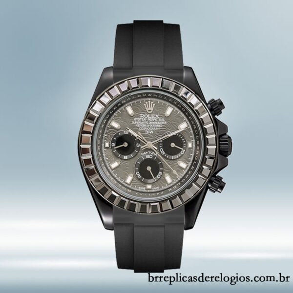 Rolex Daytona masculino 116589 40mm tom preto Mostrador cinza - Image 2