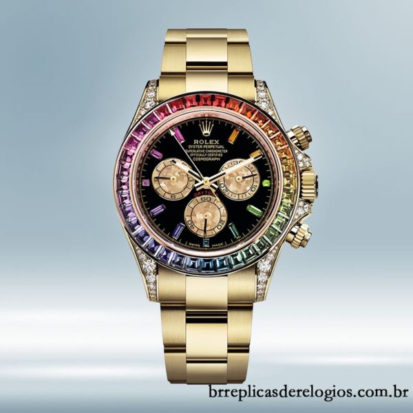 Rolex Daytona masculino 116598 40mm Automático Tom de ouro - Imagem 2