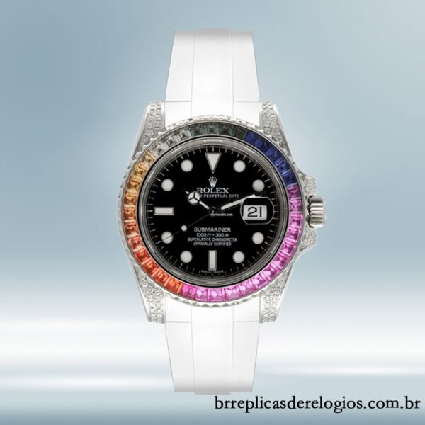 Rolex Submariner 116610 masculino 40mm mostrador preto - Image 2