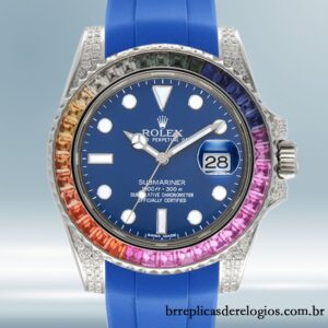 Rolex Submariner masculino 116610 40mm mostrador azul