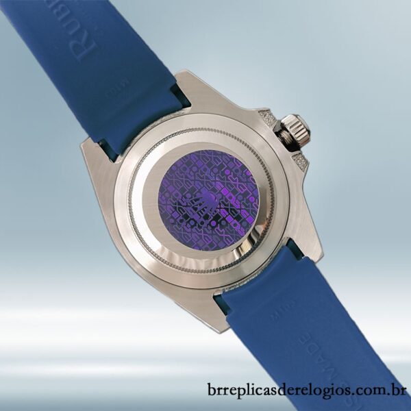 Rolex Submariner masculino 116610 40mm mostrador azul - Imagem 4
