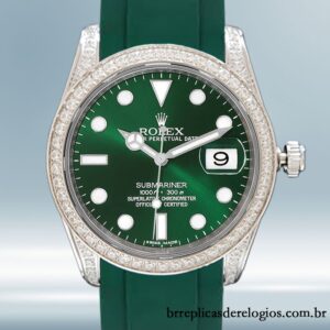 Rolex Submariner masculino 116610 40mm Mostrador Verde Automático