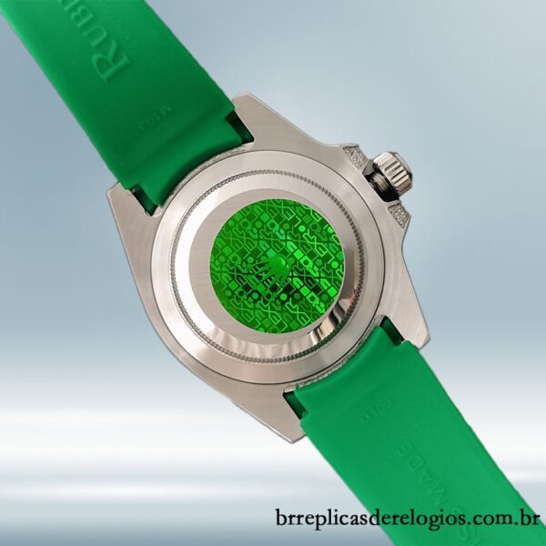 Rolex Submariner masculino 116610 40mm Elástico de borracha Automático - Imagem 4