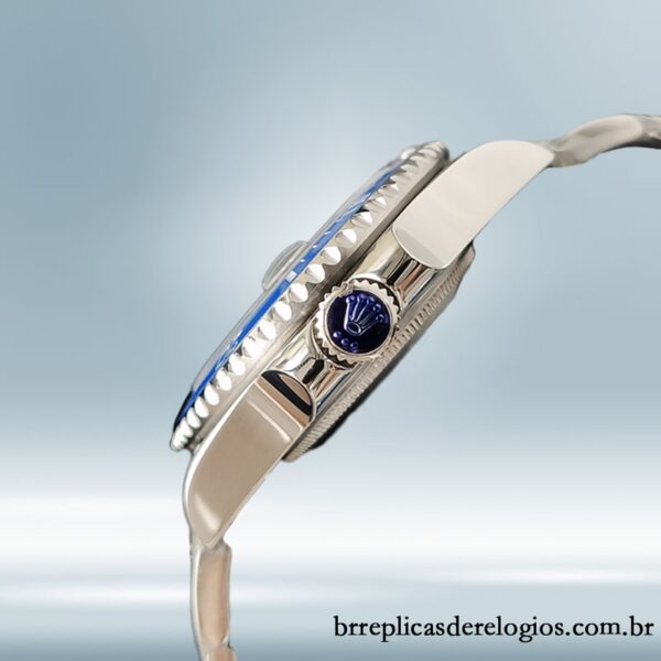 Rolex Submariner 116610 40mm masculino Mostrador Pavimentado em Diamante Tom prata - Imagem 3