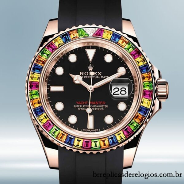 Rolex Yacht-Master 116695 40mm masculino Elástico de borracha