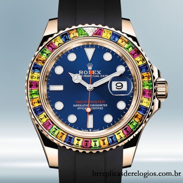 Rolex Yacht-Master 40mm 116695 masculino mostrador azul