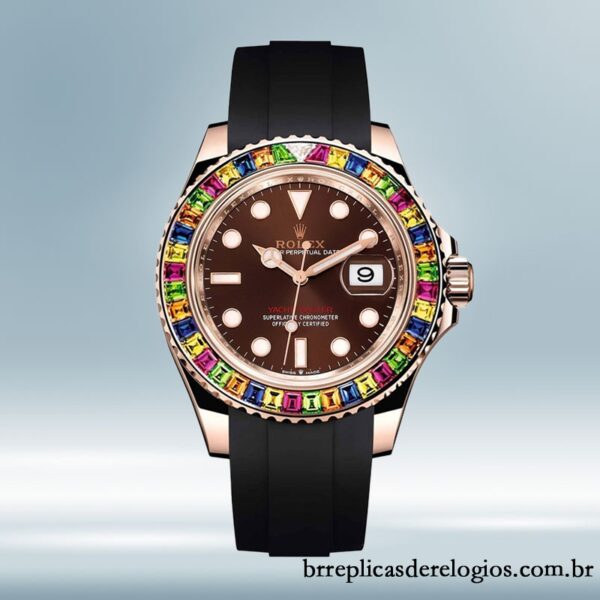 Rolex Yacht-Master 116695 masculino 40mm Mostrador Marrom - Image 2