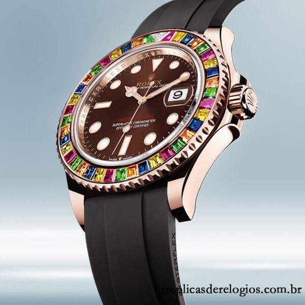 Rolex Yacht-Master 116695 masculino 40mm Mostrador Marrom - Image 3