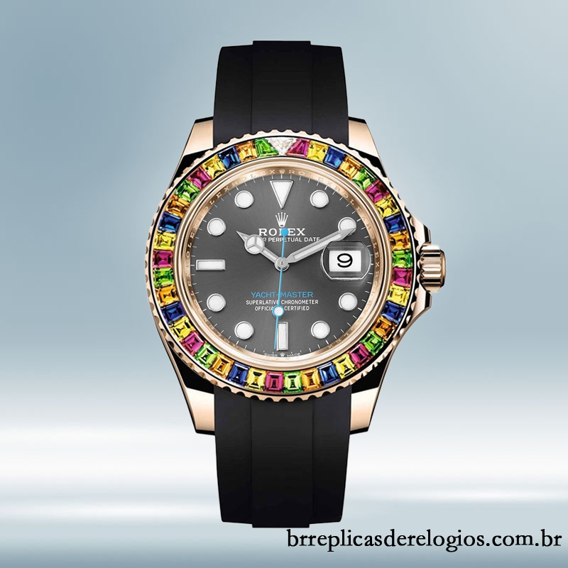 Rolex Yacht-Master 116695 40mm masculino Mostrador cinza - Imagem 2