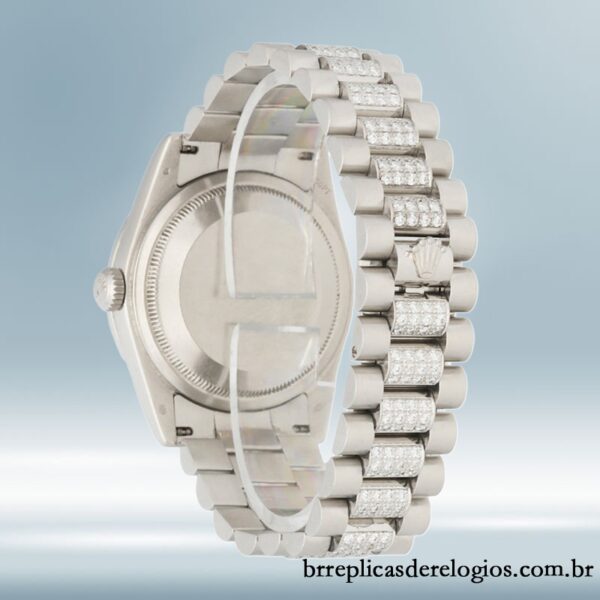 Rolex Day-Date masculino 118346 36mm mostrador de meteorito pulseira do presidente - Image 4