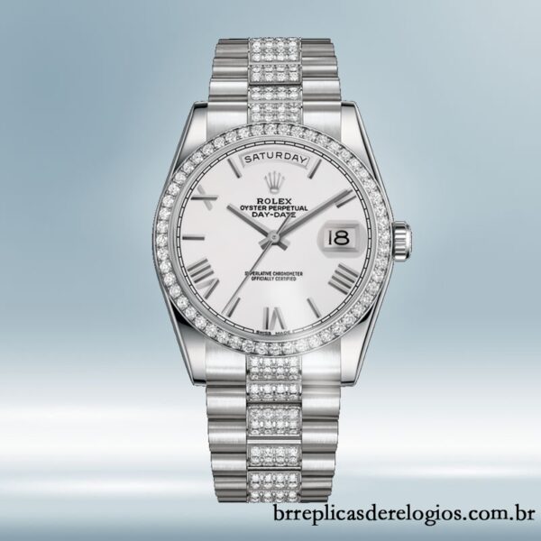 Rolex Day-Date masculino 118346 36mm Automático pulseira do presidente - Image 2