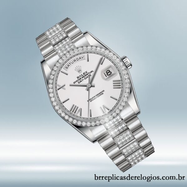 Rolex Day-Date masculino 118346 36mm Automático pulseira do presidente - Image 3