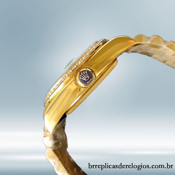 Rolex Day-Date 36mm masculino 118348 pulseira do presidente - Imagem 3