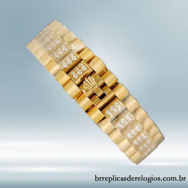 Rolex Day-Date 36mm masculino 118348 pulseira do presidente - Imagem 4