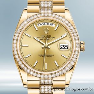 Rolex Day-Date 118348 36mm masculino Automático Tom de ouro