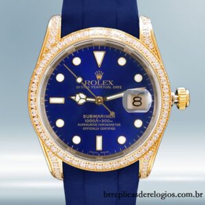 Rolex Submariner 16613 40mm masculino Elástico de borracha Tom de ouro