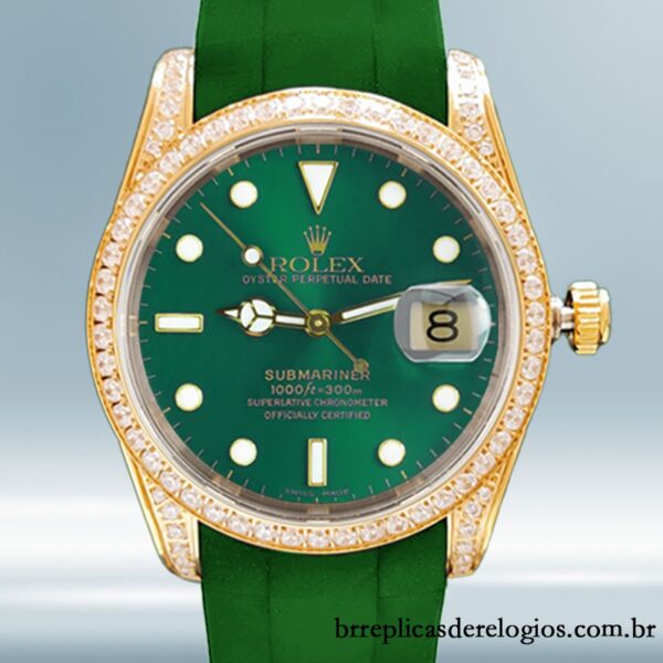 Rolex Submariner masculino 40mm 16613 Automático Mostrador Verde