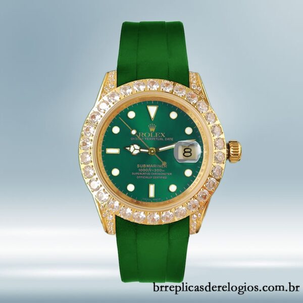 Rolex Submariner 40mm 16613 masculino Automático Mostrador Verde - Imagem 2
