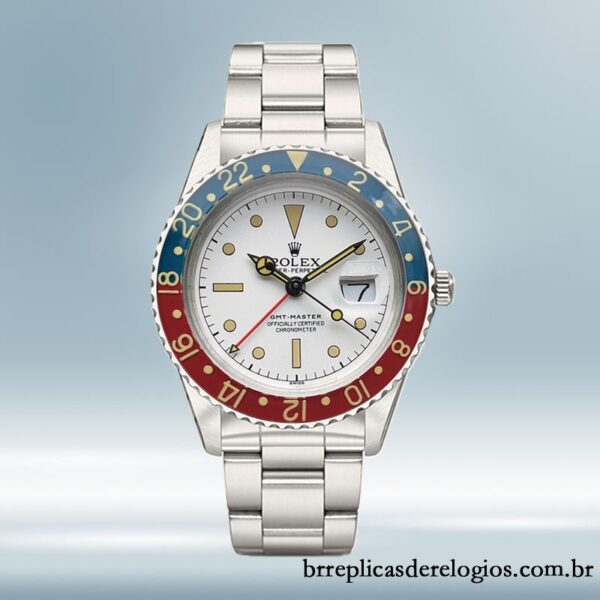 Rolex GMT-Master masculino 40mm 6542 Tom prata - Imagem 2
